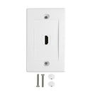 1-Port HDMI Wall Plate Kit - White