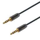 Premium Phantom Cables 3.5mm 4C Male To Male Cable 28AWG FT4