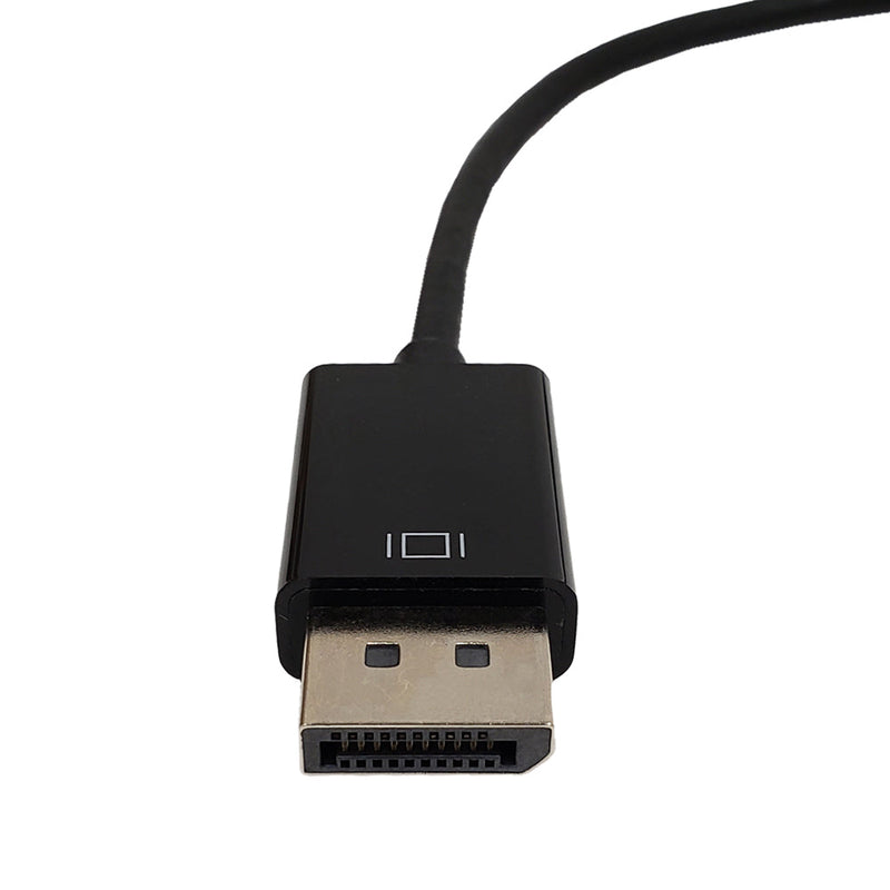 6 inch DisplayPort 1.2 Male to HDMI Female 4K@60Hz Adapter, Active - Black