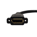 6 inch DisplayPort Female to Female Adapter with Screw Holes