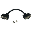 6 inch SVGA Female to Female Adapter with Screws and Hex Nuts