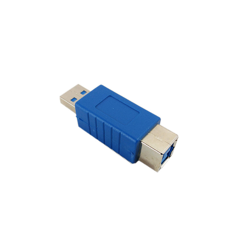 USB 3.0 A Male to B Female Adapter - Blue