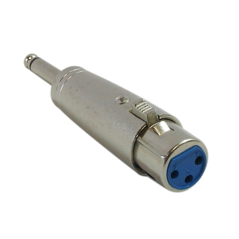 XLR Female to 1/4 inch Mono Male Adapter