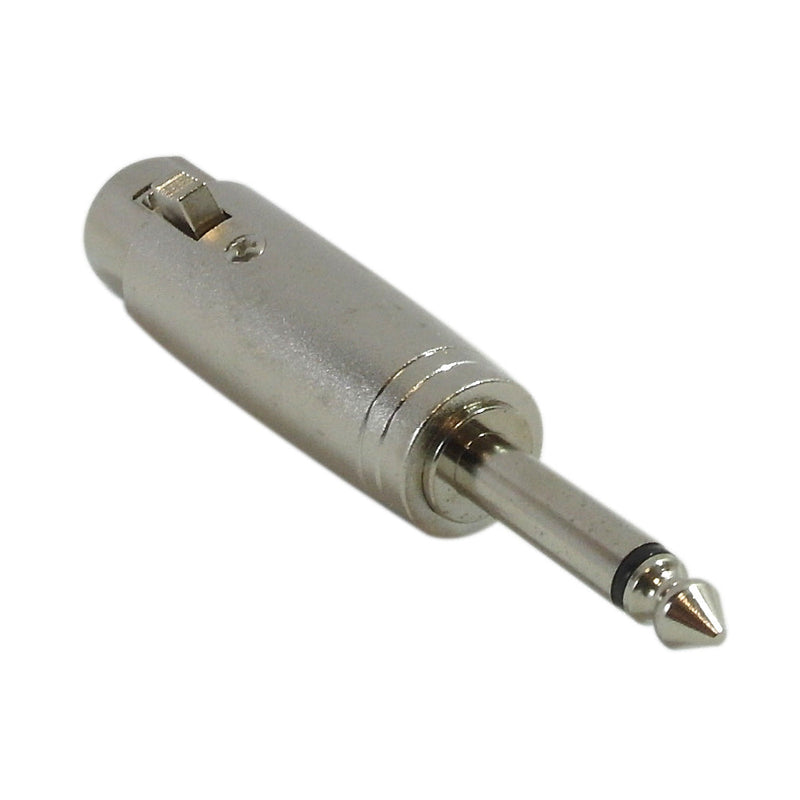 XLR Female to 1/4 inch Mono Male Adapter