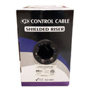 1000ft 4C 18AWG Stranded Control Cable - CMR Shielded - Black