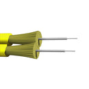OS2 Singlemode 9 Micron (Corning) Duplex Fiber Zip Cord - 2mm Jacket - OFNP Plenum Fiber Bulk Cable (per meter) - 2-strand