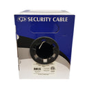 1000ft Station Z Quad Security Cable - 2C 22AWG Solid Cable CMR Riser - White