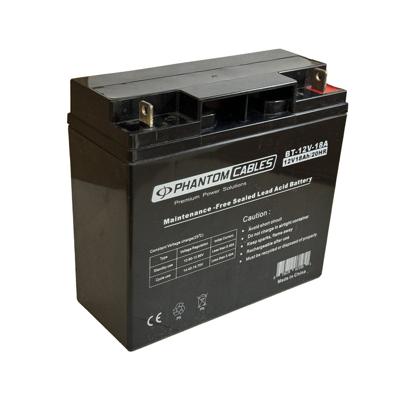 Sealed Lead Acid Battery 12V 18amp x 2