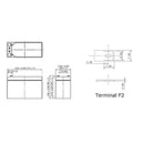 Sealed Lead Acid AGM Battery 12V 7amp x 48