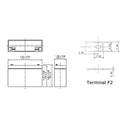 Sealed Lead Acid AGM Battery 6V 12amp x 2