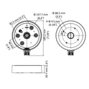 Junction Box Mounting Bracket for PTZ Dome Camera - White