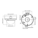 4MP Dome IP Camera - Varifocal Lens - 30m IR Range - IP67 Rated - White