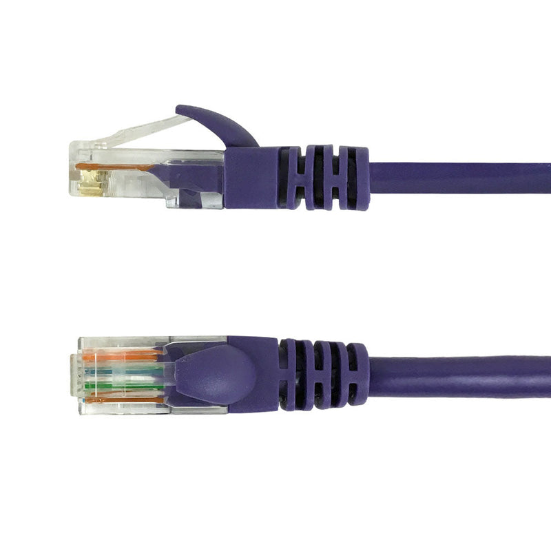 RJ45 Cat5e 350MHz Molded Premium Fluke® Patch Cable Certified - CMR Riser Rated