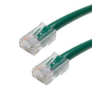 No Boot Custom RJ45 Cat6 550MHz Assembled Patch Cable - Green