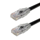 Snagless Custom RJ45 Cat6 550MHz Assembled Patch Cable - Black