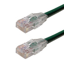 Snagless Custom RJ45 Cat6 550MHz Assembled Patch Cable - Green