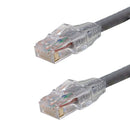 Snagless Custom RJ45 Cat6 550MHz Assembled Patch Cable - Grey