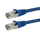 Shielded Custom RJ45 Cat5e 350MHz Assembled Patch Cable - Blue