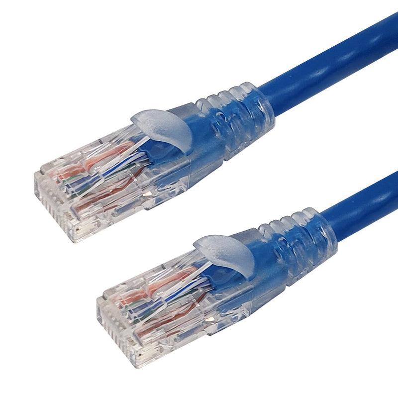 RJ45 Cat6 550MHz Clear Molded Boot Patch Cable