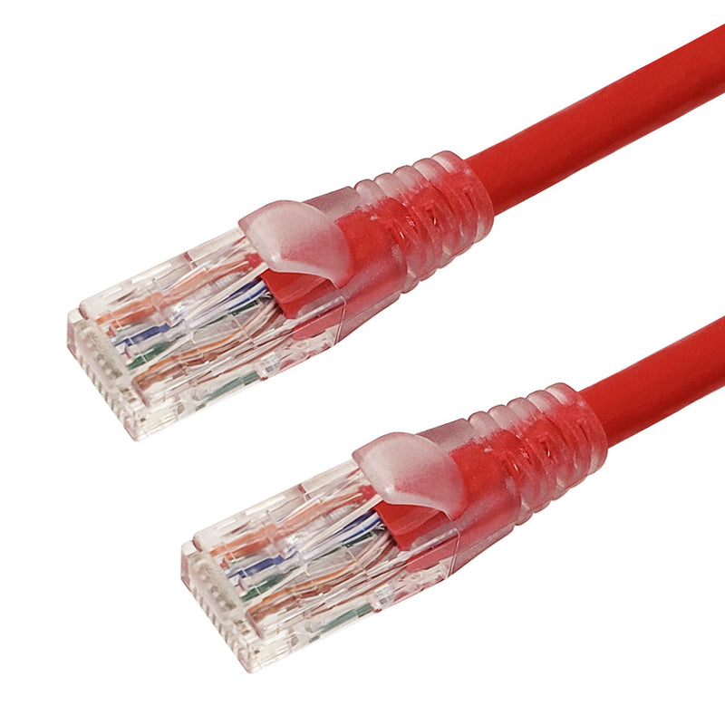 RJ45 Cat6 550MHz Clear Molded Boot Patch Cable