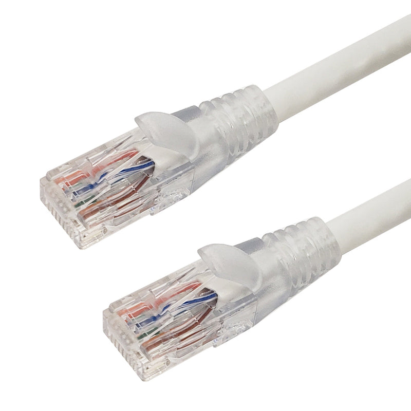 RJ45 Cat6 550MHz Clear Molded Boot Patch Cable