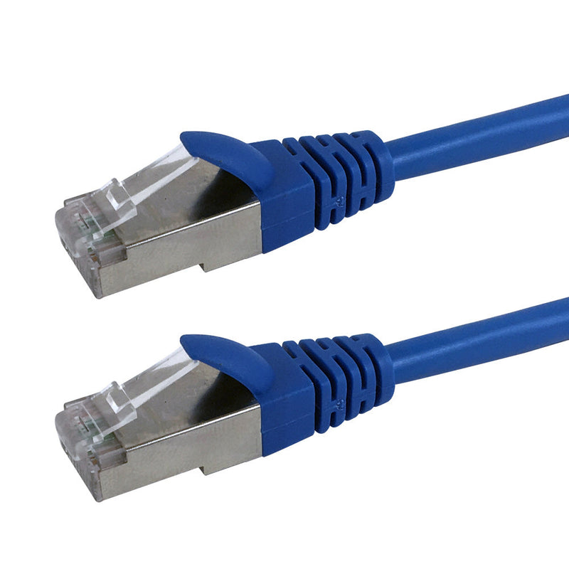 Cat6 Stranded Shielded 26AWG Molded Premium Fluke® Patch Cable Certified - CMR Riser Rated