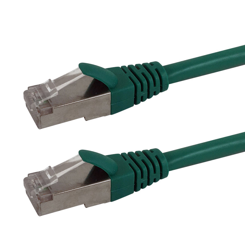 Cat6 Stranded Shielded 26AWG Molded Premium Fluke® Patch Cable Certified - CMR Riser Rated