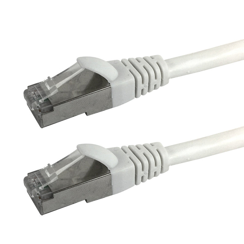 RJ45 Cat5e Stranded Shielded 26AWG Molded Premium Fluke® Patch Cable Certified - CMR Riser Rated