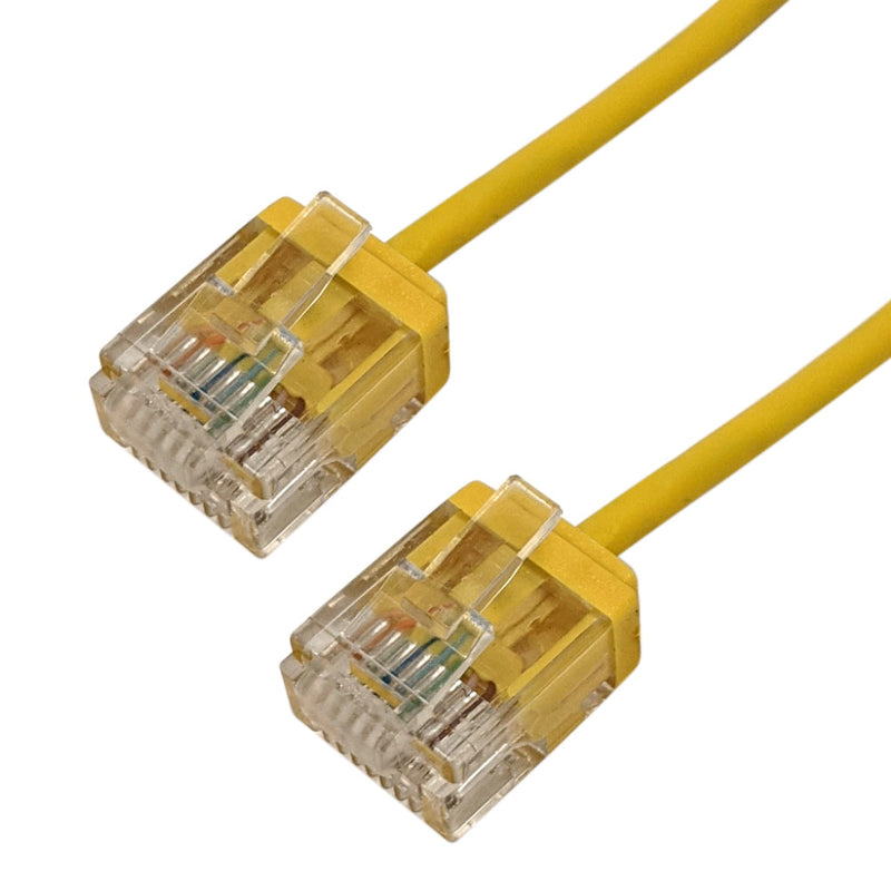 Cat6 UTP Micro-Thin Molded Patch Cable 32AWG - Riser CMR