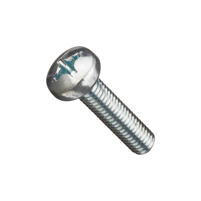 Screw, 1/4-20, Pan-Head, Quadrex Zinc - Pack of 25