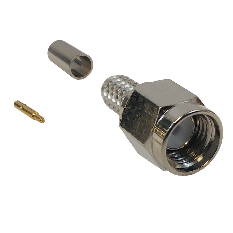 SMA Male Crimp Connector for RG58 LMR-195 50 Ohm