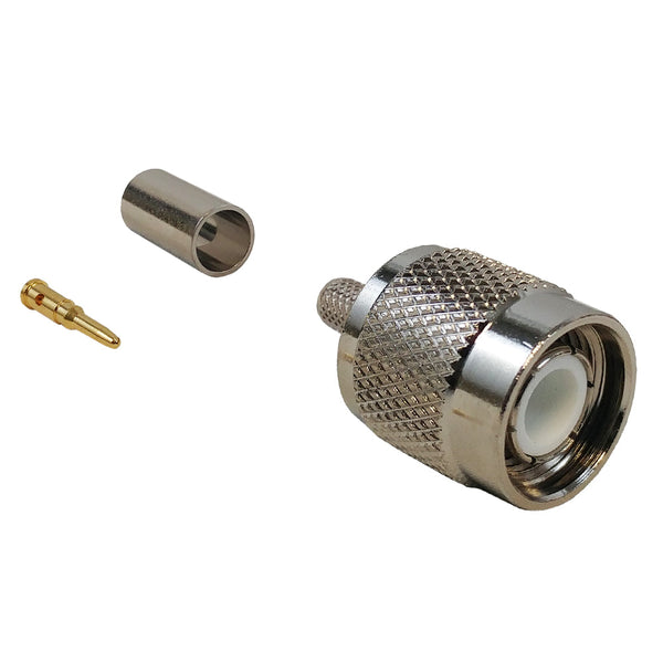 TNC Male Crimp Connector for RG58 LMR-195 50 Ohm