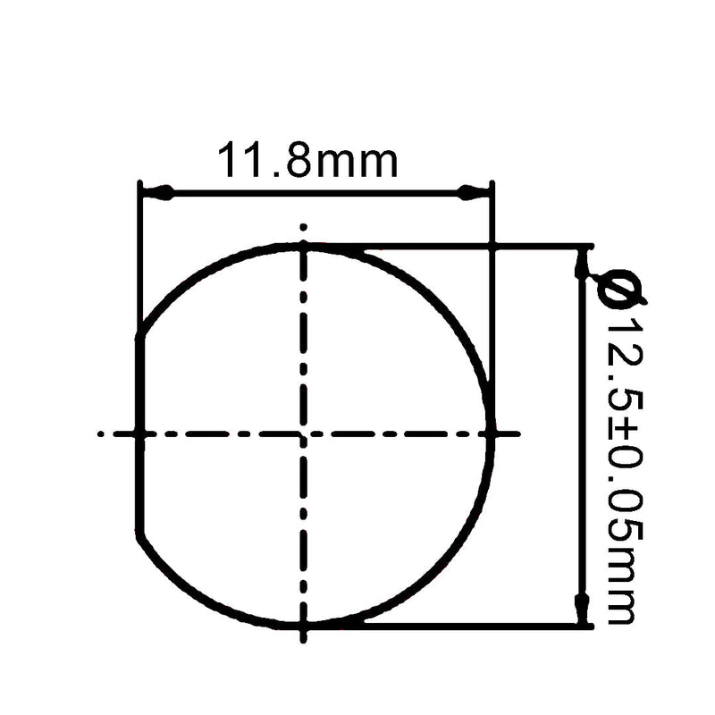 BNC Female Bulkhead Crimp Connector for RG174 (LMR-100) 50 Ohm