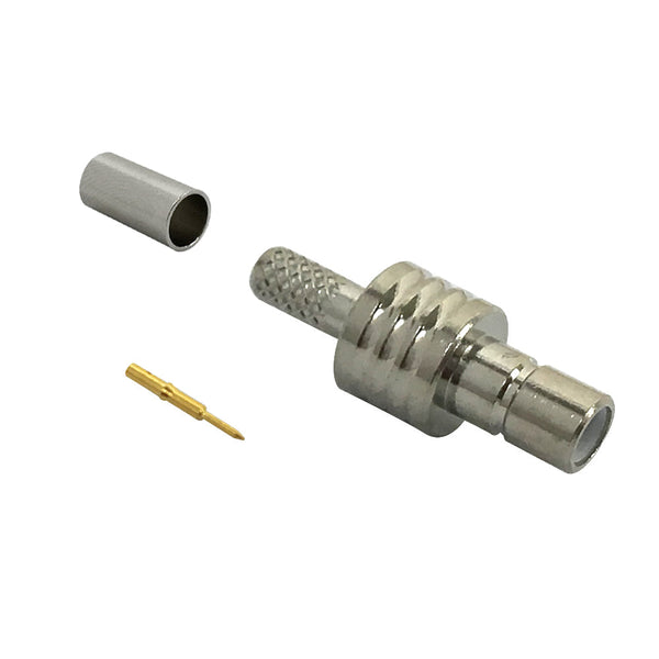 SMB Female Crimp Connector for RG174 LMR-100 50 Ohm