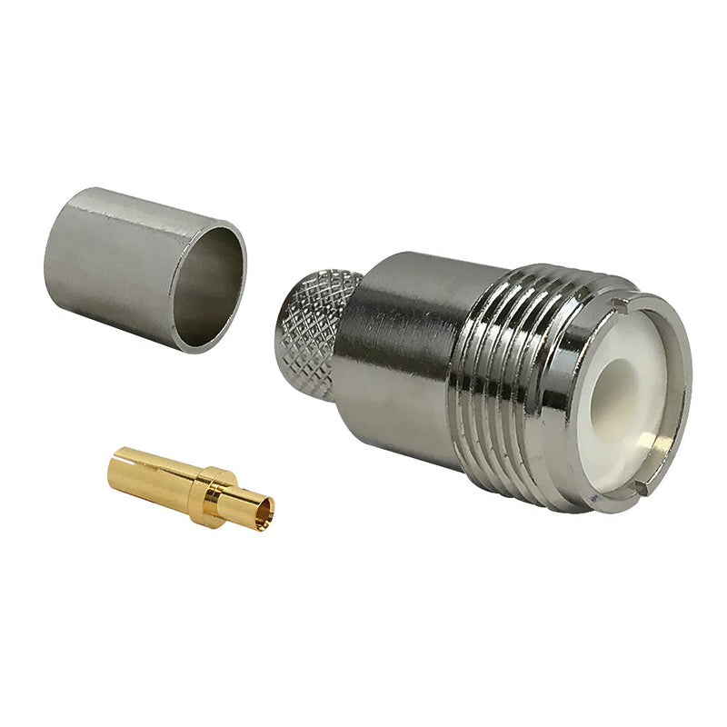 UHF Female Crimp Connector for RG8 LMR-400 50 Ohm