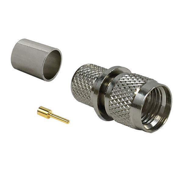 Mini-UHF Male Crimp Connector for RG8 LMR-400 50 Ohm