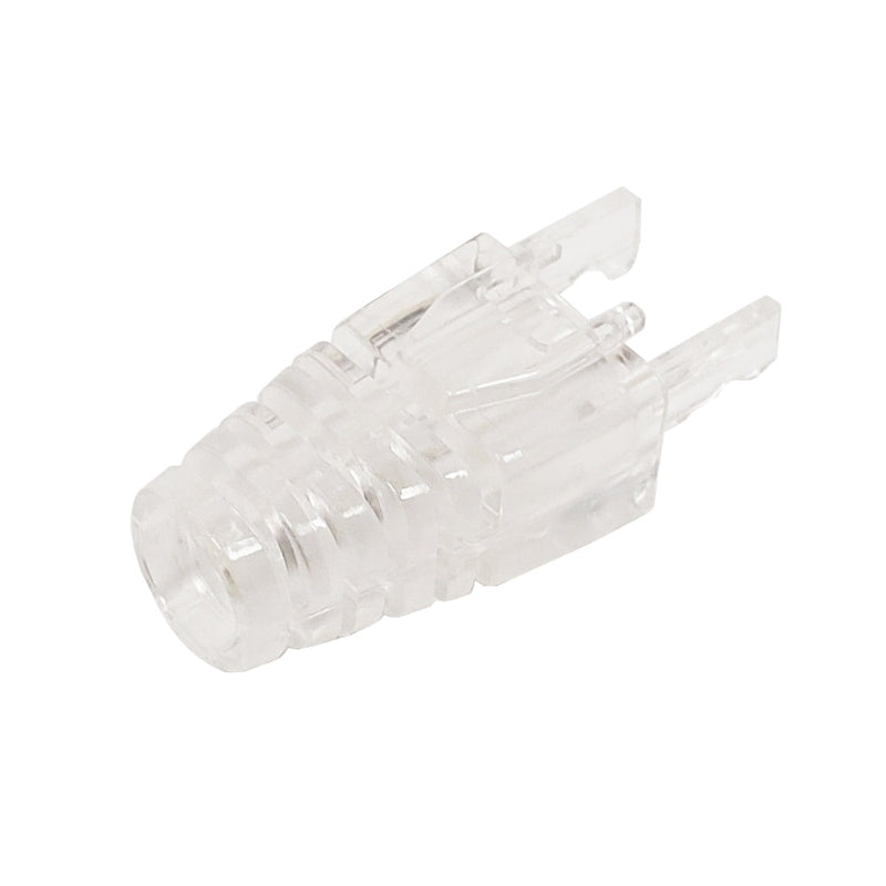 RJ45 CAT6 Snagless Boot No Tab Clear - Pack of 50