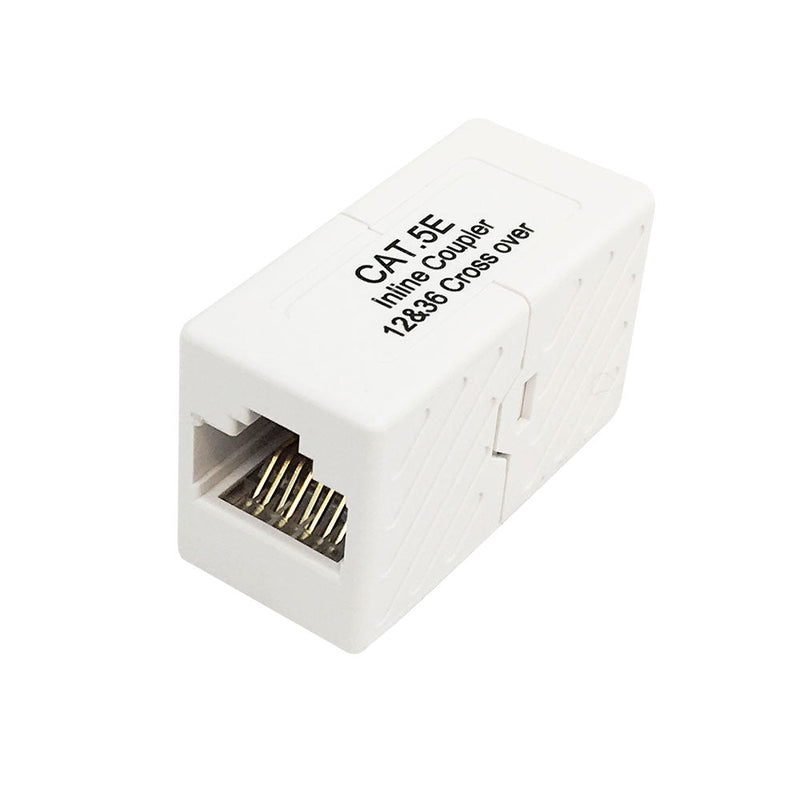 RJ45 Inline coupler, Cat5e Cross-Over