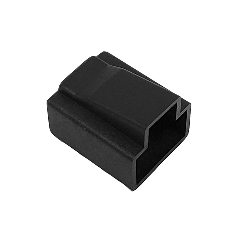 RJ45 Male Plug Dust Cap Black - Pack of 100