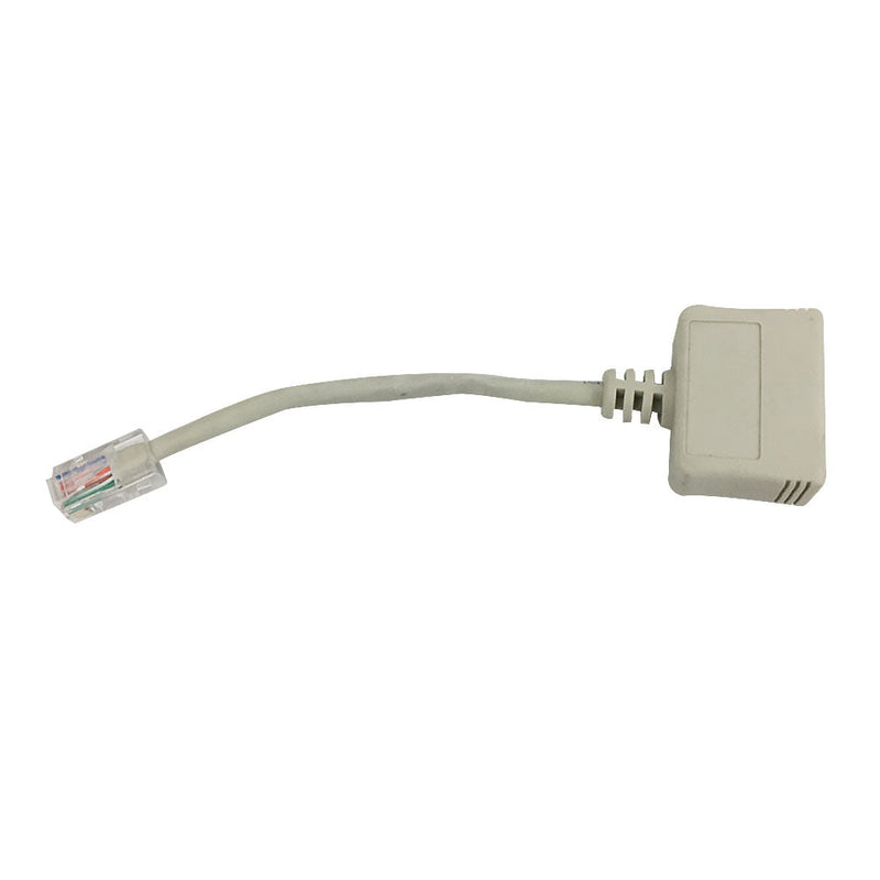 6 inch Cat 5e Tee Adapter 2x Female, 1x RJ45 Male