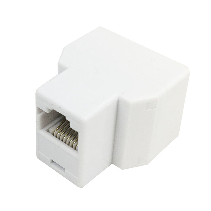 Tee Adapter 3x RJ45 Female - White