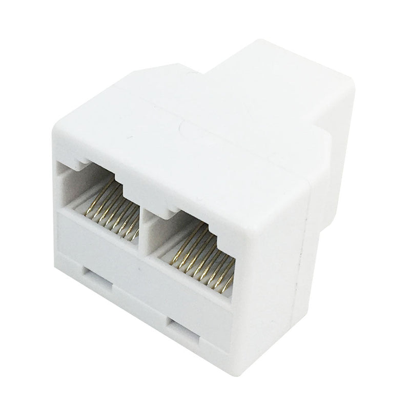 Tee Adapter 3x RJ45 Female - White