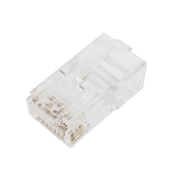 RJ45 Cat6 Plug with Snagless Tab for Stranded Round Cable 8P 8C