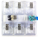 AFL FUSEConnect ST/PC MM 50u 10Gig Connector - 900um Aqua (6 pack)