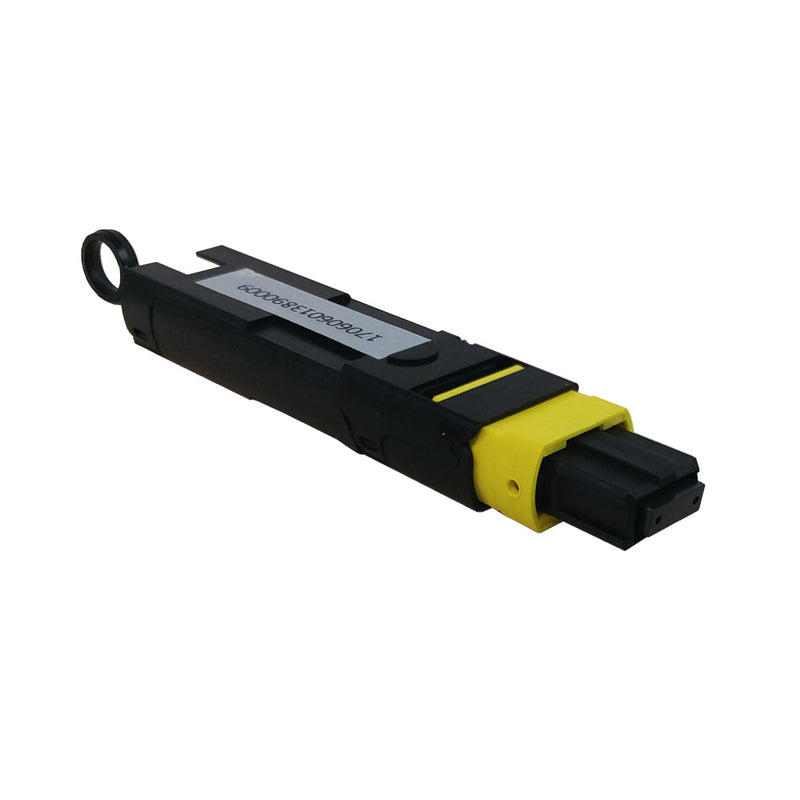 12-Fiber MTP/MPO Female Loopback Tester Singlemode 9u Low Loss - Yellow