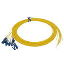 3m LC/UPC 12-Fiber OS2 Singlemode Simplex 9 micron - 900um Pigtail - Yellow