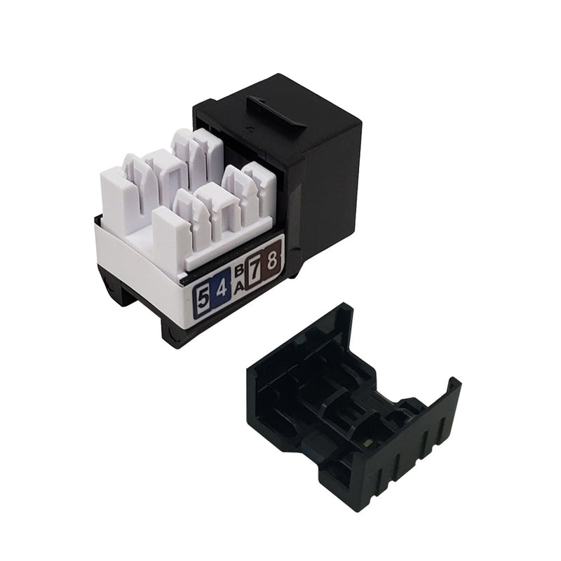 RJ45 Cat5e Slim Profile Jack, 110 Punch-Down