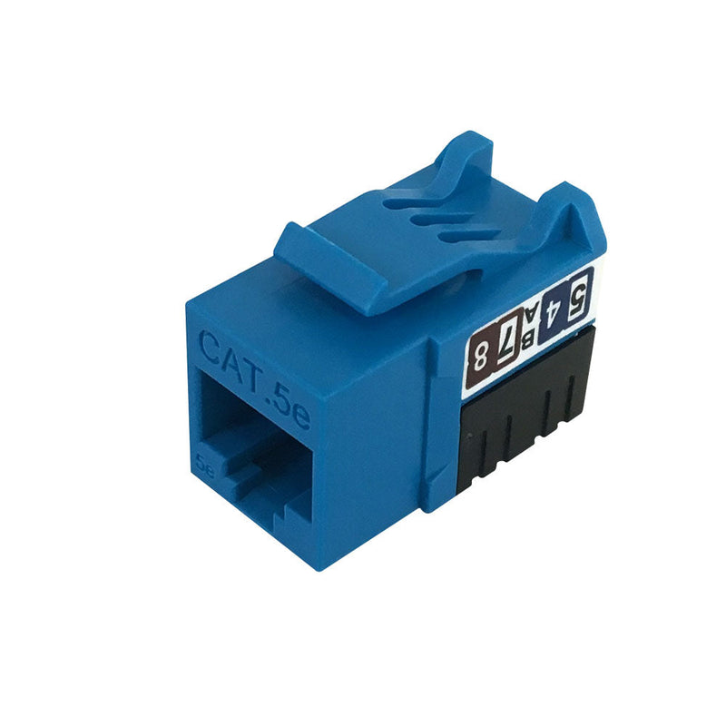 RJ45 Cat5e Slim Profile Jack, 110 Punch-Down