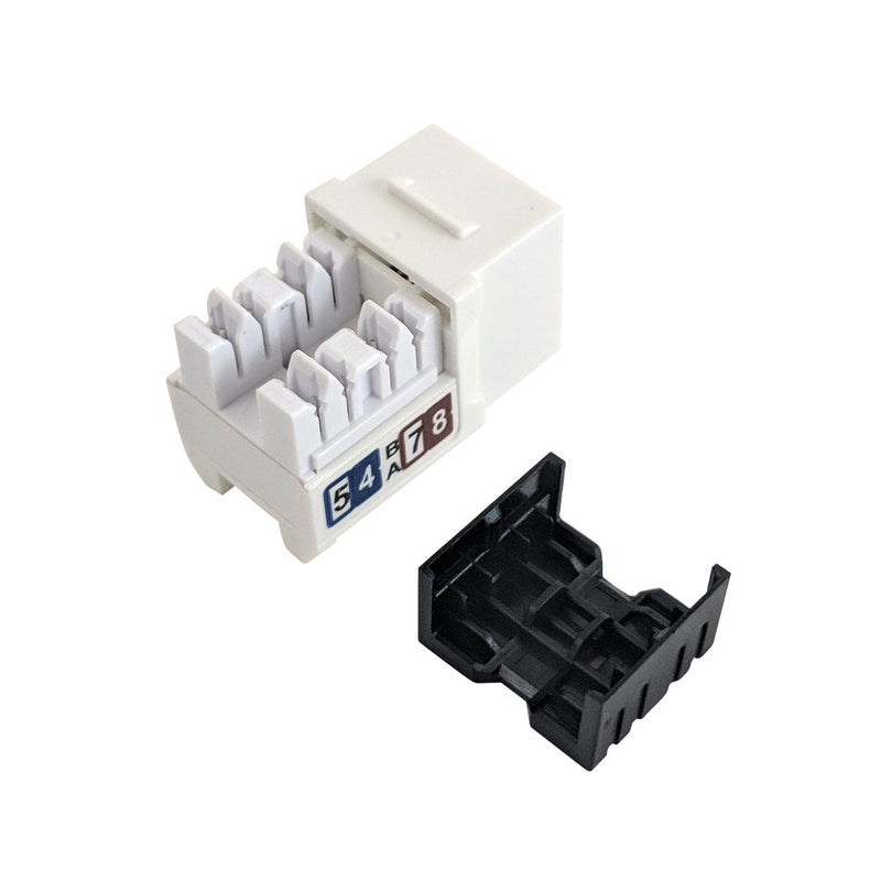 RJ45 Cat5e Slim Profile Jack, 110 Punch-Down