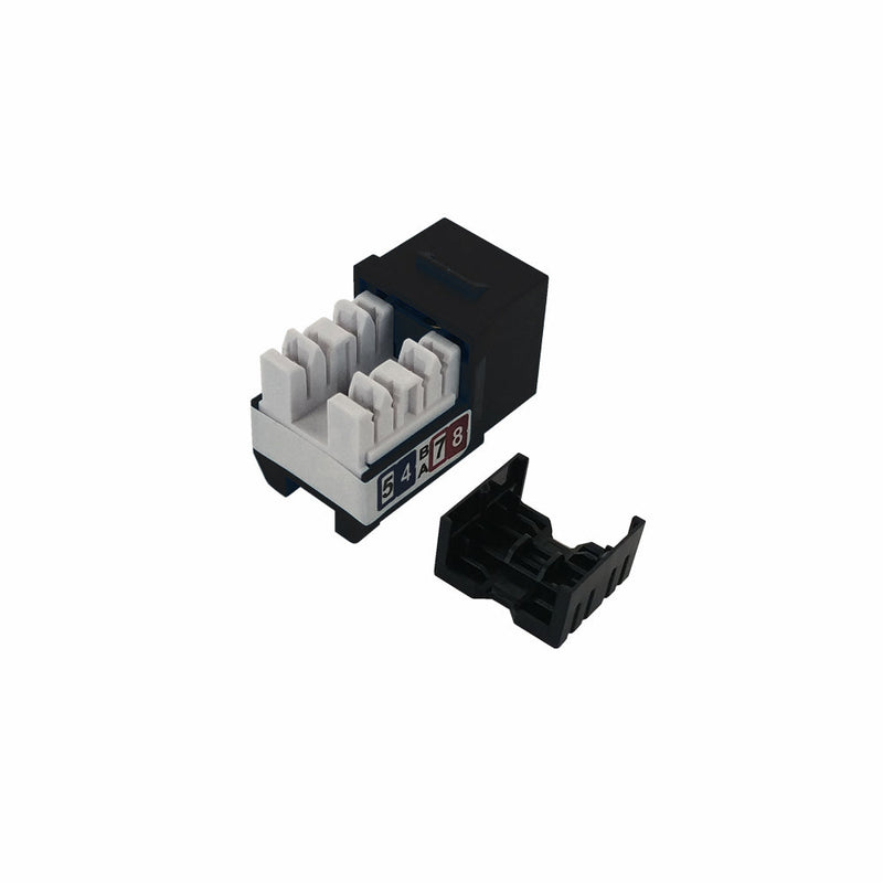 RJ45 Cat6 Slim Profile Jack, 110 Punch-Down